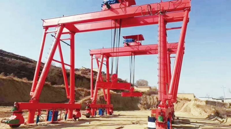 MHT型電動葫蘆門式輪胎起重機